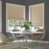 Sun Zero Seraphina Textured 100% Total Blackout Cordless Roman Shade,