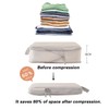AIMALL 4-Pack Compression Travel Storage Bags Set - Waterproof Vacuum