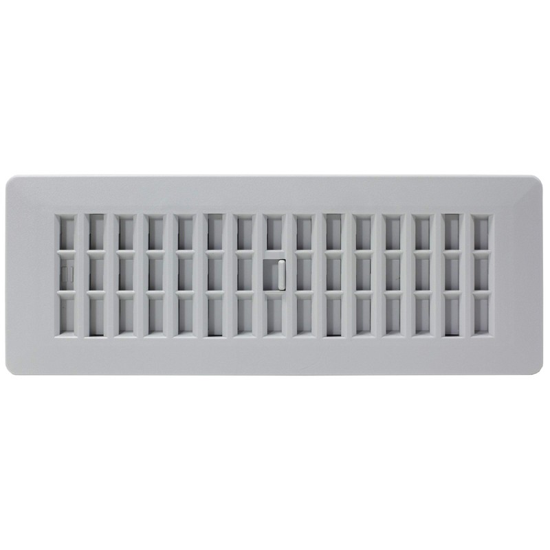 Decor Grates PL310-GY 3-Inch by 10-Inch Plastic Floor Register, Frost