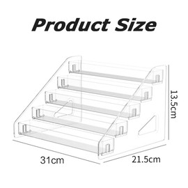Makeup Organisers Skincare Organiser Detachable Acrylic Cosmetic Storage Jewelry Display Boxes, Clear Drawer Organizers Case for Vanity Bathroom