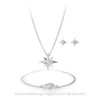 Heartbreaker LD WR 33 Compass Rose Pendant with Zirconia Paveé