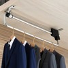 Valet Rod for Closet Pull Out Autuwintor Adjustable Rod for