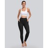 CHRLEISURE Leggings with Pockets for Women - Tummy Control High