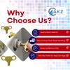 Brass Radiator Key for Bleeding with Lobster Clasps Keyring –