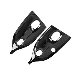 SHIFENG For Smart 453 Fortwo 2015 2016 2017 2018 2019 2020 304 Stainless Steel Car Exterior Door Handles Trim Accessories (Glossy Black)