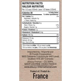 d'aucy Whole Green Beans, Choice Grade, Source of Fibre, No Preservatives, Health and Delicious, Premium Quality, 398ml