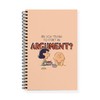 CafePress Peanuts Start an Argument Spiral Bound Journal Notebook, Personal