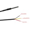 Gikfun 5PCS 1M DS18B20 Temperature Sensor Waterproof Digital Thermal Probe