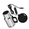 Glomora 12V Car Heating Cup, 300ml Stainless Steel Travel Electric