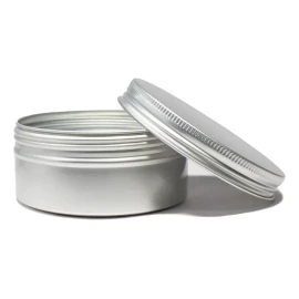 Meliars Tarro Pomadera Aluminio Metal  250  Grs ( 30 Piezas)
