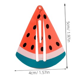 FRCOLOR 6pcs Colorful Fruit Hair Clips for Boys and Girls Cute Printed Barrettes for Girls Decorative Snap Hair Accessories