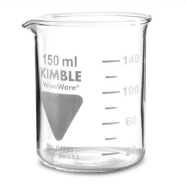 Glass Measuring Beaker 125ml 6 Pk