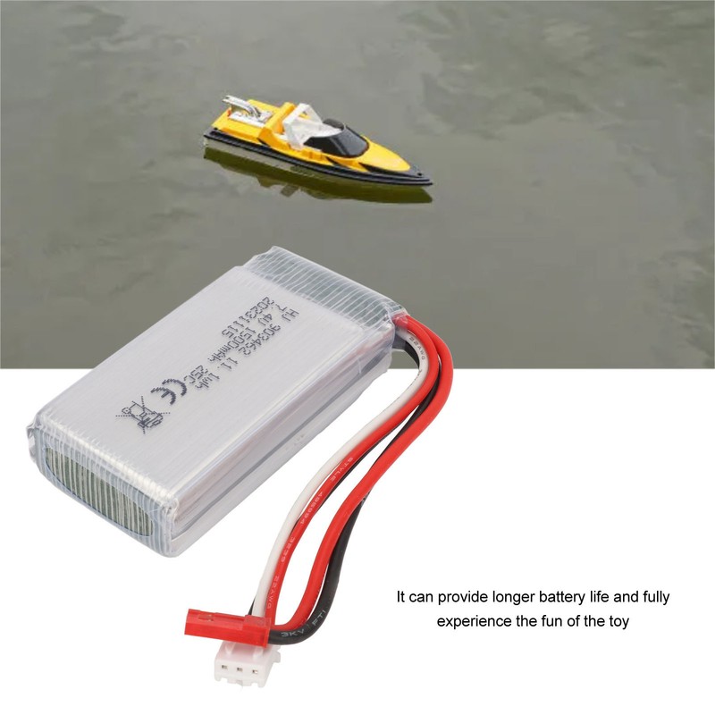 7.4V 1500mAh RC Car Lithium Battery with JST Plug 903462