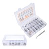 580Pcs Screws Nuts Washers Kit 304 Stainless Steel Cylindrical Head