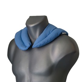 Linseed Neck Pillow with Chambers Light Blue - Linseed Cushion - Neck Pillow - Heat Cushion for Neck