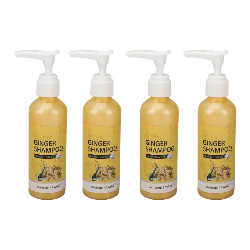 100ml Ginger Hair Regrowth Shampoo Dandruff Removal Itching Relief Deep