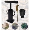 Rock Crusher Manual Hand Ore Crusher Glass Breaker Heavy Duty