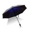 Hosoncovy Night Star Sky Folding Umbrella Double Layer Windproof Anti