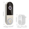 NexoSora 1080p Wireless Doorbell Camera with Receiver, AI Human Detection,
