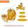 Qrity Pack of 20 Threaded Inserts, M4 x 12 x