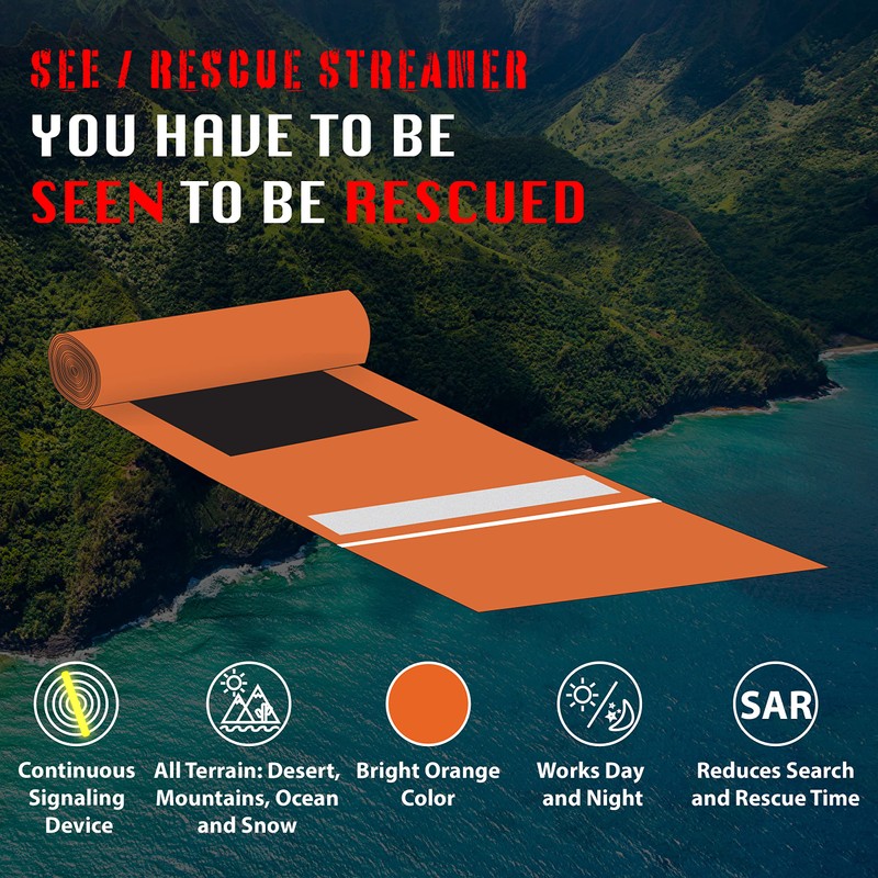 SEE/RESCUE Streamer Survival Tool - The Easy to Use, Portable