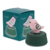 Egg Timer Kitchen Timer Pink Bird with Loud Bell Plastic