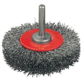 Fortis Round Brush Steel Wire 80 mm Wavy