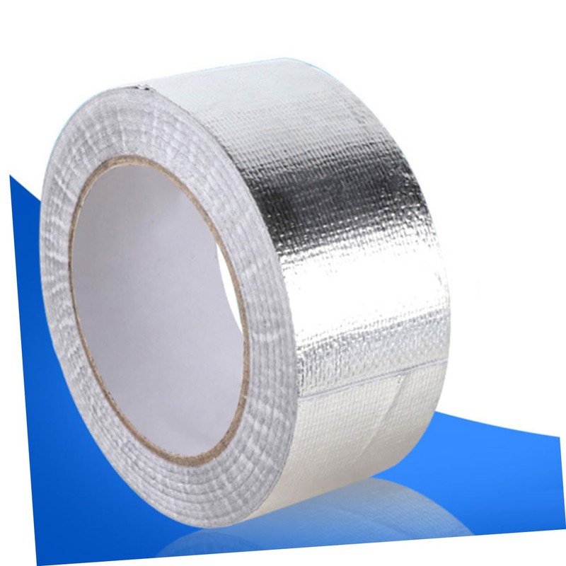 CHILDWEET Exhaust Tape 25m Roll Aluminum Foil Insulation Tape for