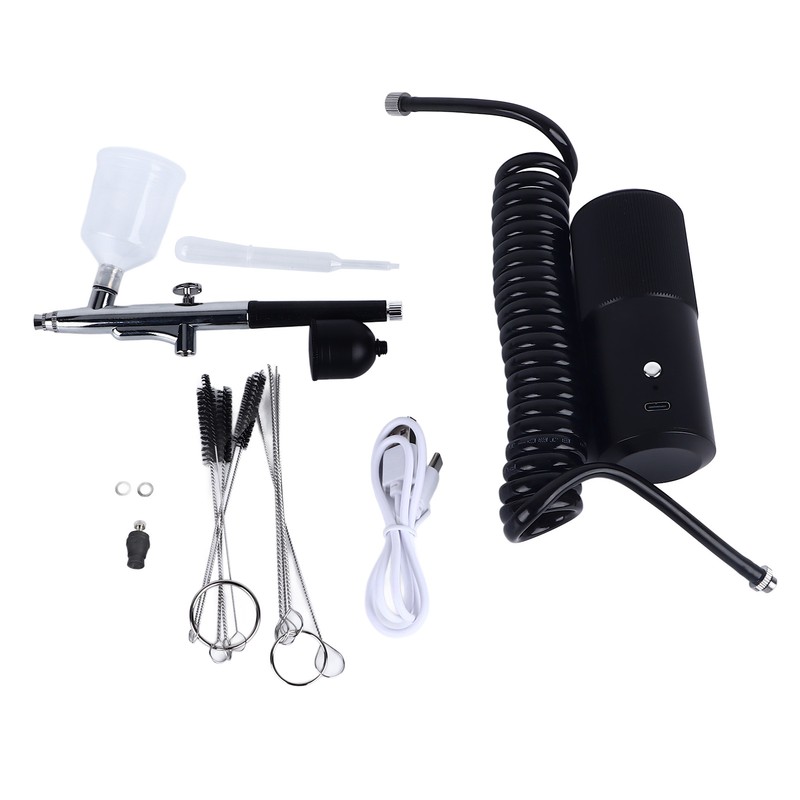 Cordless Airbrush Kit with Compressor 23 To 26PSI Rechargeable 3