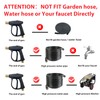 Sooprinse High Pressure Washer Gun,3000 PSI Max with 5 color
