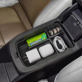 Neepiar Center Console Organizer Tray Compatible with 2024 2025 Chevy Trax and Buick Envista Armrest Storage Box Insert Storage Tray Secondary Interior Accessories