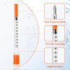 50 Pack 1mL 30G 8mm Laboratory Syringes for Liquid Dispensing