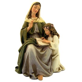 Joseph Studio Saint Anne with Mary Renaissance Religious Figurine