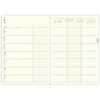 Daigo E9612 Planner, 2025 Schedule Book, Mill Weekly Blue, Starts