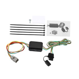 Motoforti 4-Pin Trailer Wiring Harness, for Acura MDX RL TL CL Integra 1994-2006, Plastic, Rubber, OV2135-001, Black, Green, 1 Set