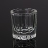 Rolabling 2PCS Nail Dappen Dish Acrylic Powder Holder Glass Nail