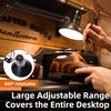 2 Pack Desk Lamp w/A19 E26 LED Bulb for Home