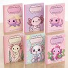6 Pcs Composition Notebook Wide Ruled Paper Cute Axolotl Journal
