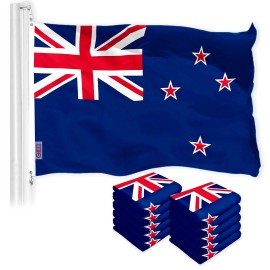 UD_New Zealand Kiwi Flag 3x5 Ft 10-Pack 150D Printed Polyester By G128