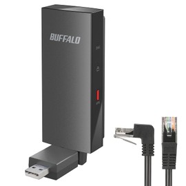 BUFFALO WiFi Wireless LAN Extension for LAN Port, 11ac/n/a/g/b, 866Mbps+300Mbps, WI-UG-AC866/N