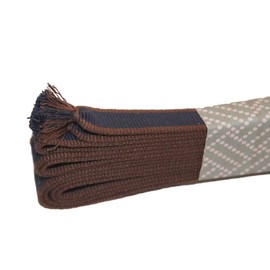 Banshu Kogei ao for Swords (Serious Iai Sword), Bag String, 4 Minutes, Width 0.5 inches (12 mm), For Swords, 70.9 inches (180 cm), No13, Navy Brown), Sanada String