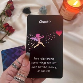 MUILKVY Love Oracle Cards - 60-Card Deck for Relationships, Singles & Beginners | Gain Clarity, Uncover Emotional Barriers, Twin Flame & Soulmate Guidance