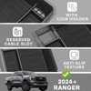 Muslogy Center Console Organizer Compatible with Ford Ranger XL XLT