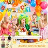 71pcs Gorros De Cumpleaños Y Silbatos Para Fiesta Infantiles