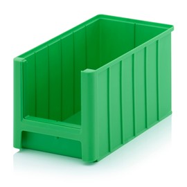 Creativ Ladenbau GmbH Storage Box/Stacking Box/Storage Box/Sorting Box/Sorting Box in Size 4, Stackable, Colour: Yellow Green Similar to RAL6018