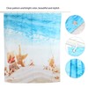Beautiful Beach Scenery Shower Curtain Waterproof Mildew Proof Print Bath