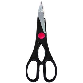 Chef Aid All Purpose Scissors with 8.5cm / 3 Inch Cutting Blade, Black