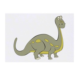 'Dinosaur Cartoon' Temporary Tattoo - Water Resistant, Skin-Safe, Non-Toxic Transfer (TO00080999)