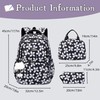 Bansusu 3Pcs Kids Backpack for Girls School Bag with Lunch