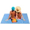 GEEZY Sand Free Beach Mat Outdoor Activity Travel Camp Park